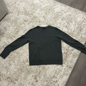 Quince greenish-gray Mongolian cashmere sweater, size S, worn once.